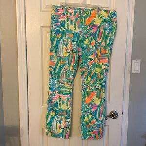 Lily Pulitzer Cotton Pants ( Kelly or Callahan style)
